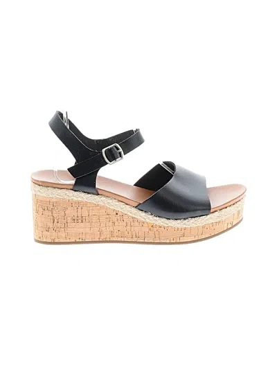 Pre-owned Sonoma Goods For Life Wedges In Black
