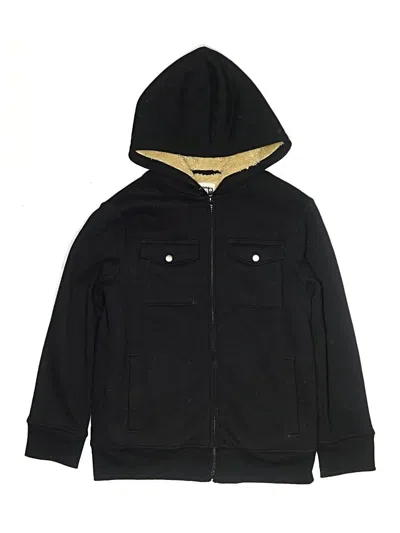 Pre-owned Sonoma Goods For Life Kids' Zip Up Hoodie In Black