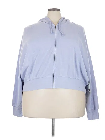 Pre-owned Sonoma Goods For Life Zip Up Hoodie In Blue