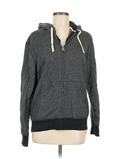 Pre-owned Sonoma Goods For Life Zip Up Hoodie In Gray