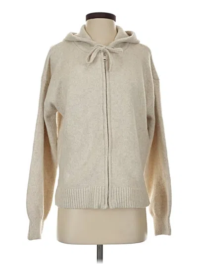 Pre-owned Sonoma Goods For Life Zip Up Hoodie In Tan