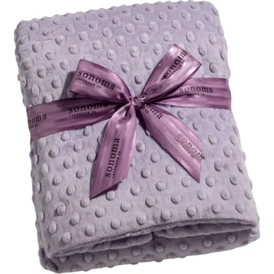 Sonoma Lavender Lavender Spa Blankie In Lilac Dot