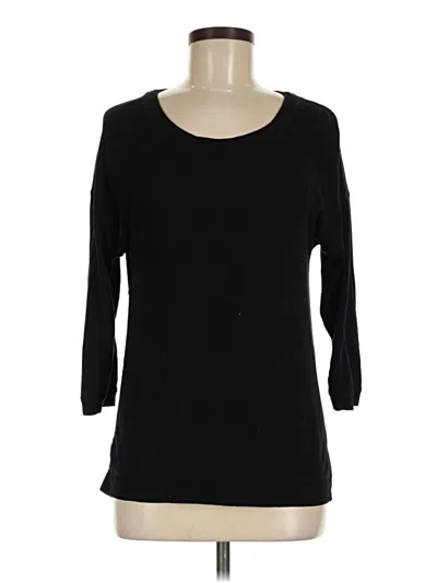 Pre-owned Sonoma Life + Style 3/4 Sleeve T-shirt In Black