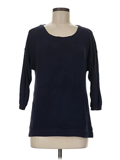 Pre-owned Sonoma Life + Style 3/4 Sleeve T-shirt In Blue