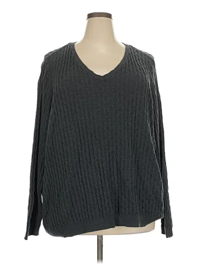 Pre-owned Sonoma Life + Style 3/4 Sleeve T-shirt In Gray