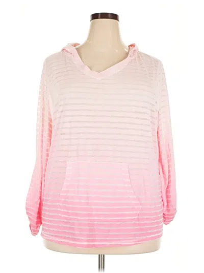 Pre-owned Sonoma Life + Style 3/4 Sleeve T-shirt In Pink