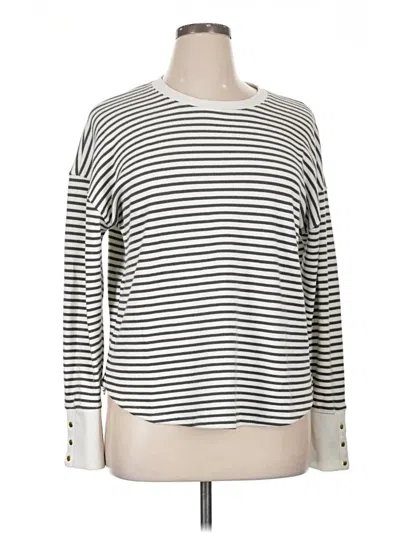 Pre-owned Sonoma Life + Style 3/4 Sleeve T-shirt In Silver