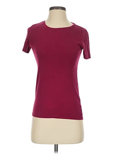 Pre-owned Sonoma Life + Style Active T-shirt In Burgundy