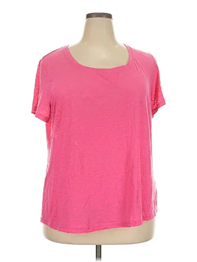 Pre-owned Sonoma Life + Style Active T-shirt In Pink