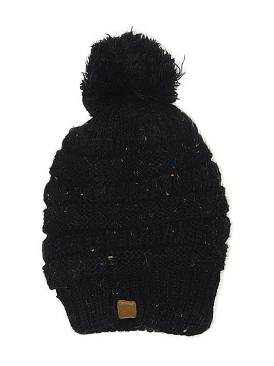 Pre-owned Sonoma Life + Style Beanie Hat In Black