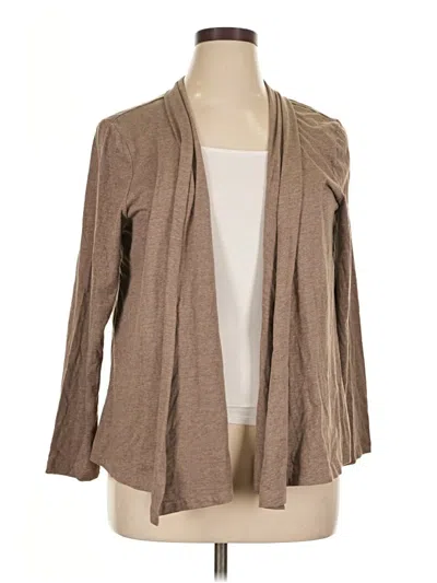 Pre-owned Sonoma Life + Style Blazer Jacket In Tan