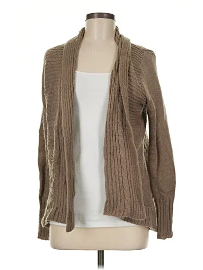 Pre-owned Sonoma Life + Style Cardigan Sweater In Brown