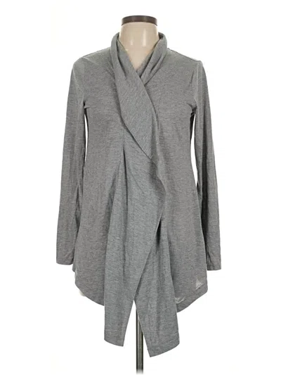 Pre-owned Sonoma Life + Style Cardigan Sweater In Gray