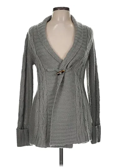 Pre-owned Sonoma Life + Style Cardigan Sweater In Gray
