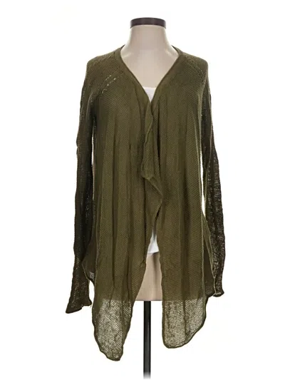 Pre-owned Sonoma Life + Style Cardigan Sweater In Green