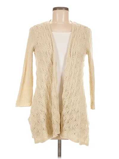 Pre-owned Sonoma Life + Style Cardigan Sweater In Ivory