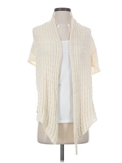 Pre-owned Sonoma Life + Style Cardigan Sweater In Ivory