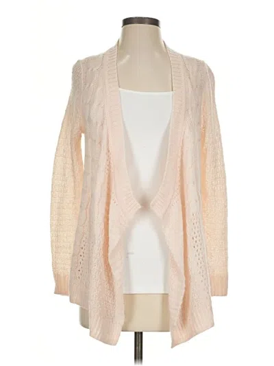 Pre-owned Sonoma Life + Style Cardigan Sweater In Ivory