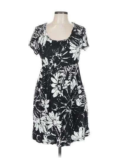 Pre-owned Sonoma Life + Style Casual Dress In Black