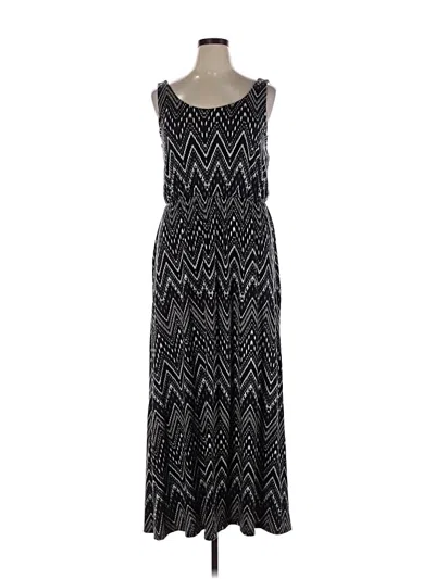 Pre-owned Sonoma Life + Style Casual Dress In Black