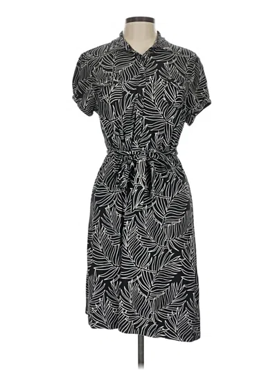 Pre-owned Sonoma Life + Style Casual Dress In Black