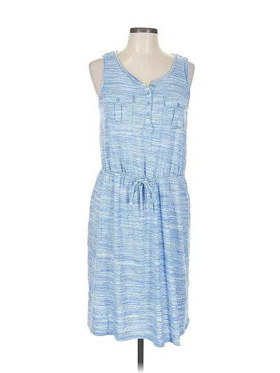 Pre-owned Sonoma Life + Style Casual Dress In Blue