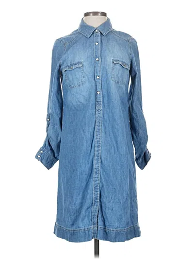 Pre-owned Sonoma Life + Style Casual Dress In Blue