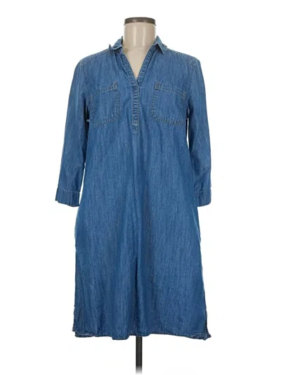 Pre-owned Sonoma Life + Style Casual Dress In Blue