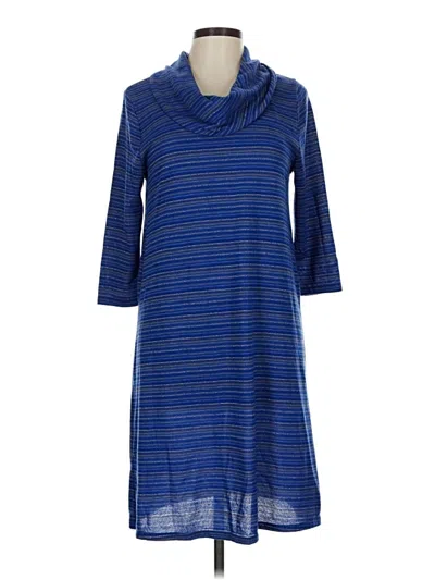 Pre-owned Sonoma Life + Style Casual Dress In Blue
