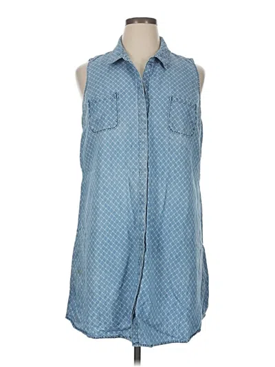 Pre-owned Sonoma Life + Style Casual Dress In Blue