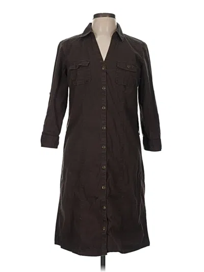 Pre-owned Sonoma Life + Style Casual Dress In Brown