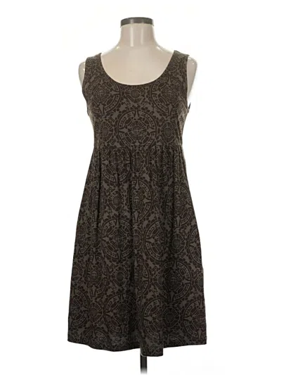 Pre-owned Sonoma Life + Style Casual Dress In Brown