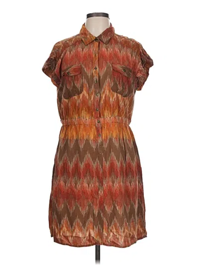 Pre-owned Sonoma Life + Style Casual Dress In Brown