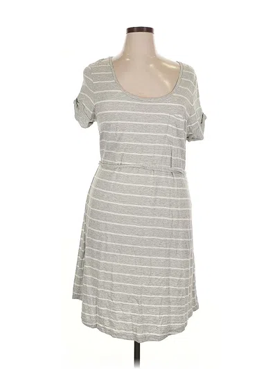 Pre-owned Sonoma Life + Style Casual Dress In Gray