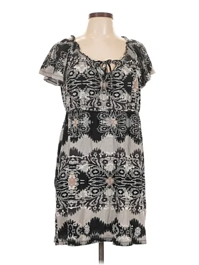 Pre-owned Sonoma Life + Style Casual Dress In Gray