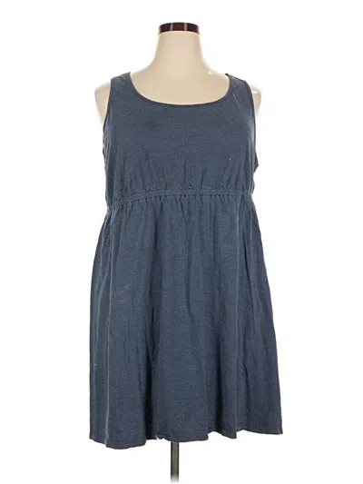 Pre-owned Sonoma Life + Style Casual Dress In Gray