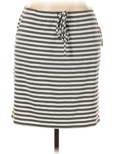 Pre-owned Sonoma Life + Style Casual Skirt In Gray