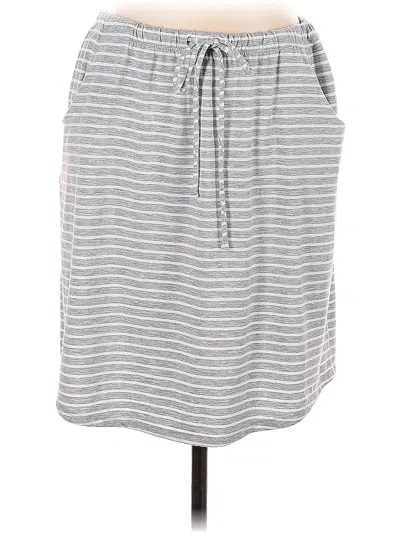 Pre-owned Sonoma Life + Style Casual Skirt In Gray