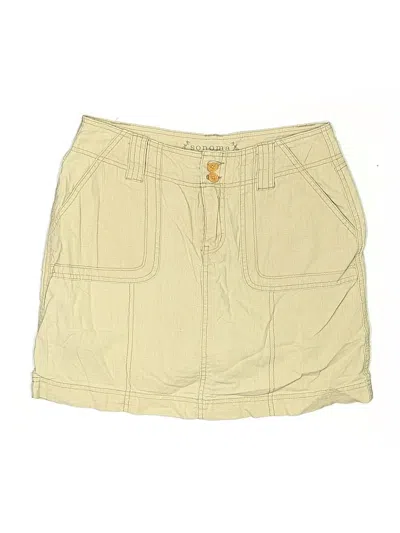 Pre-owned Sonoma Life + Style Casual Skirt In Tan