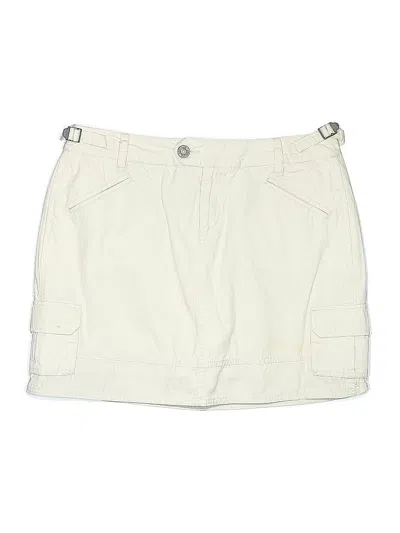 Pre-owned Sonoma Life + Style Casual Skirt In White