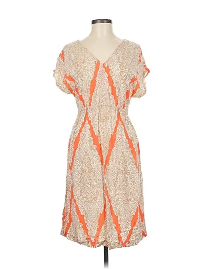 Pre-owned Sonoma Life + Style Cocktail Dress In Orange