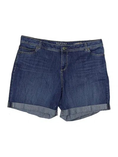 Pre-owned Sonoma Life + Style Denim Shorts In Blue