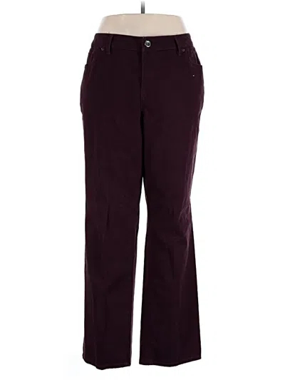 Pre-owned Sonoma Life + Style Jeans In Burgundy