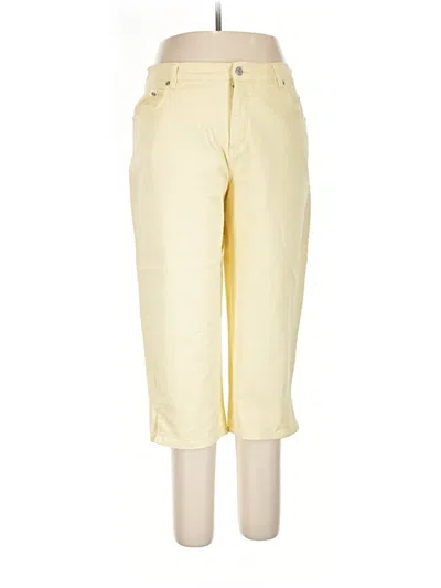 Pre-owned Sonoma Life + Style Jeans In Yellow