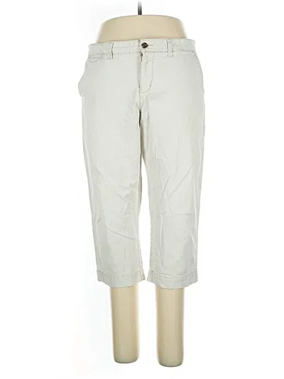 Pre-owned Sonoma Life + Style Khaki Pant In White