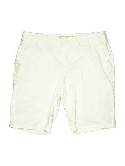 Pre-owned Sonoma Life + Style Khaki Shorts In White