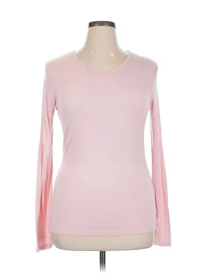 Pre-owned Sonoma Life + Style Long Sleeve T-shirt In Pink