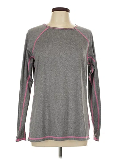Pre-owned Sonoma Life + Style Long Sleeve T-shirt In Gray