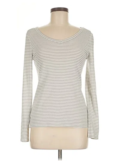 Pre-owned Sonoma Life + Style Long Sleeve T-shirt In Gray