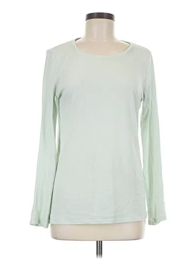 Pre-owned Sonoma Life + Style Long Sleeve T-shirt In Green